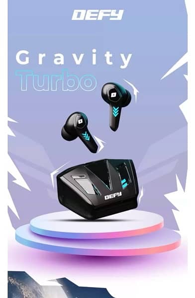 DEFY Gravity Turbo with Low Latency for Gaming Airpods 4