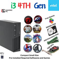 Lenovo Gaming PC with core i3 4th generation 4GB RAM /1GB Graphic Card 0