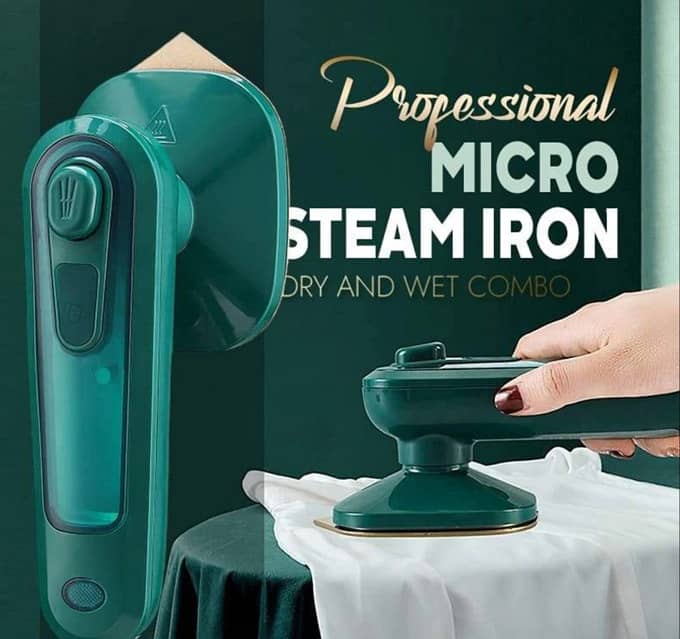 Professional Micro Steam Iron Handheld Household Portable Ironing Mach 0