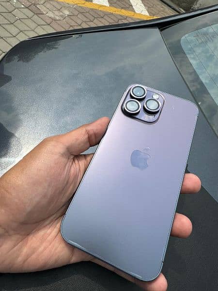 iPhone 14 pro max deep purple 256GB HK Model 3