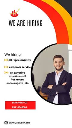 we are hiring call center agents for UK camping