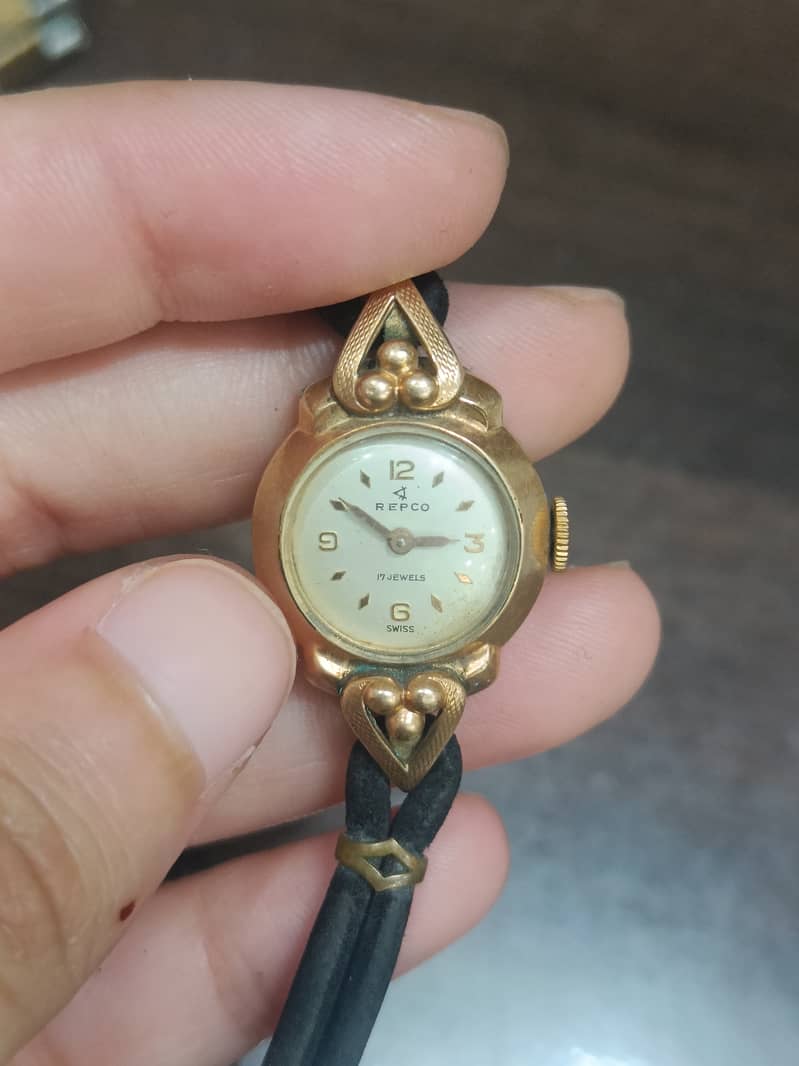 REPCO women's watch. Old model antique and LUXURY 17 jewels 0