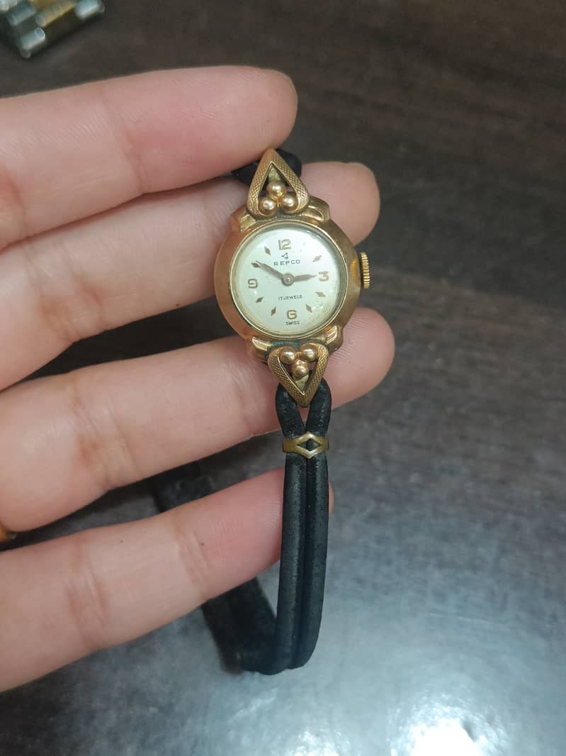 REPCO women's watch. Old model antique and LUXURY 17 jewels 1