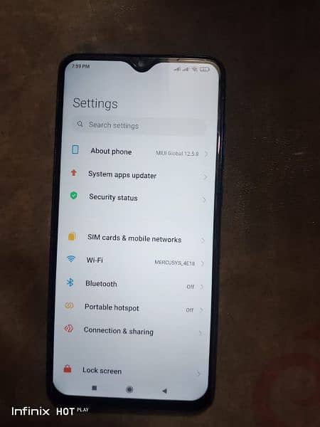 Redmi note 8 pro mobile for sale with charging 6/128 2