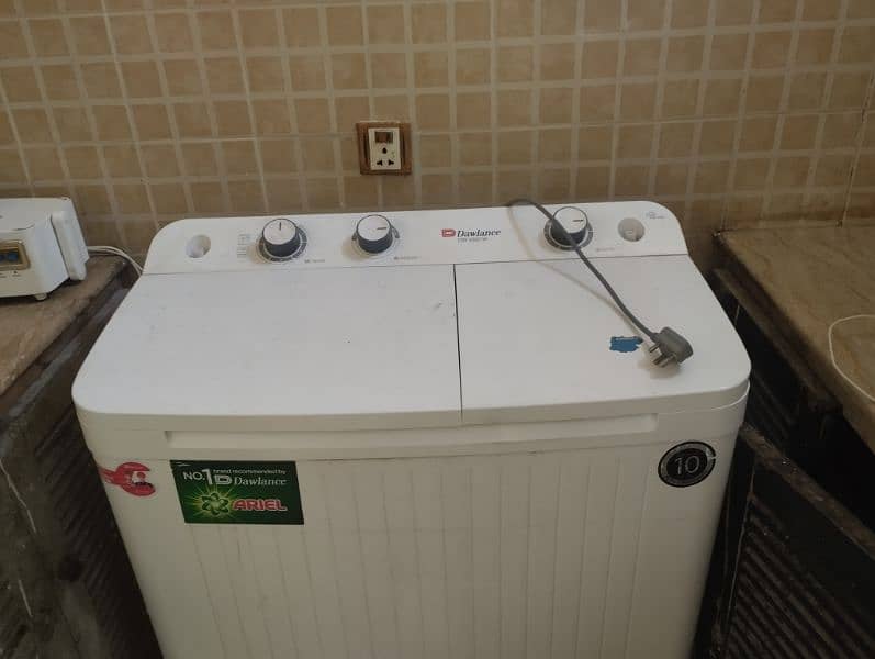 A user manual twintub washing machine(dawlance)   with dryer . Dw6550 w 2
