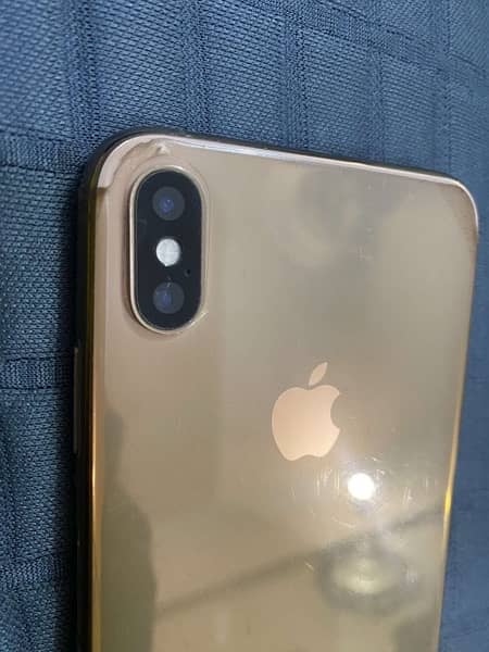 iphone X MAX 256GB gold pta approved 3