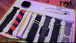 7 straps high quality smart watch