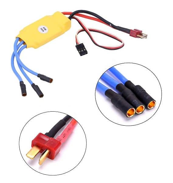 Standard 30A BLDC ESC Electronic Speed Controller 0