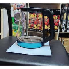 Glass electric kettle high quality glass lighting glass