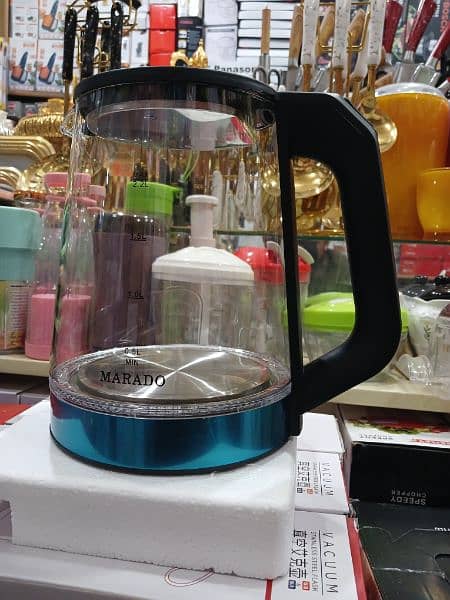 Glass electric kettle high quality glass lighting glass 8