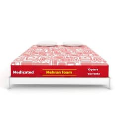 medicated mattress for double and single beds waterproof and heatproof