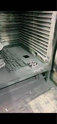 Folding Non stick Stoving oven . . . powder coating oven 3