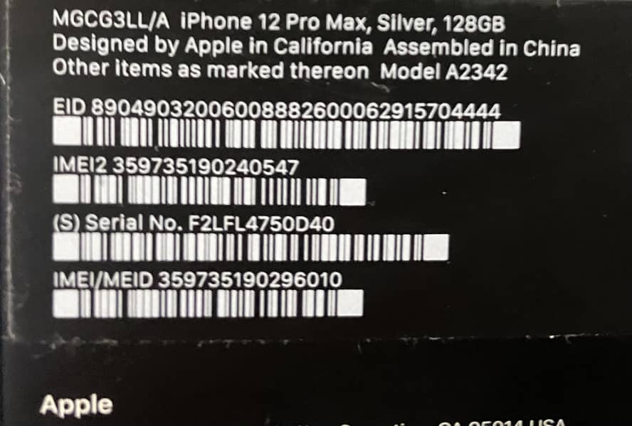 iPhone 12Pro Max, 128GB, PTA approved 7