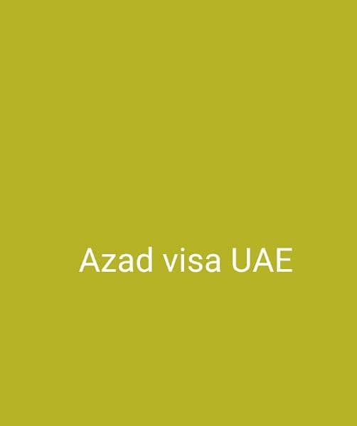 Azad Visa dubai 0