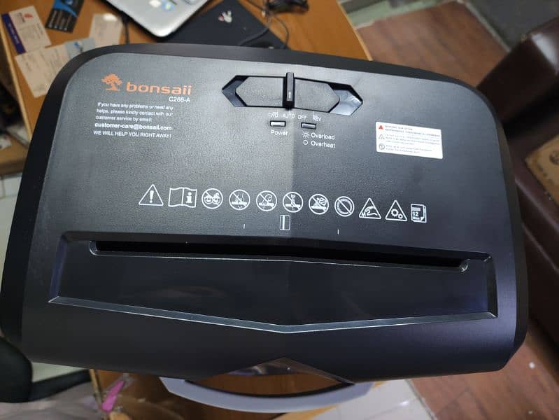 bonsaii paper shredder for hame and office forward reverse auto 0