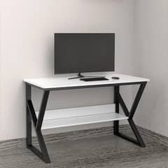 K Shape office table for Sell - Computer PC Gaming Desk with bookshelf