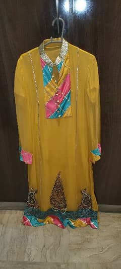 long shirt with dupatta/ ready to wear/ party wear/ formal dress 0