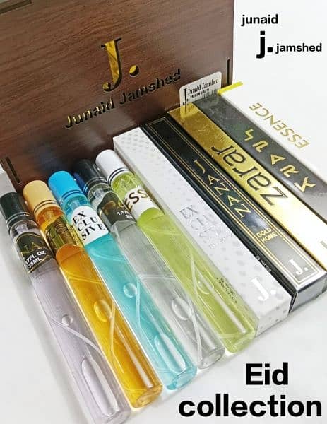 pack of 5 tester parfume with wooden box packing 1