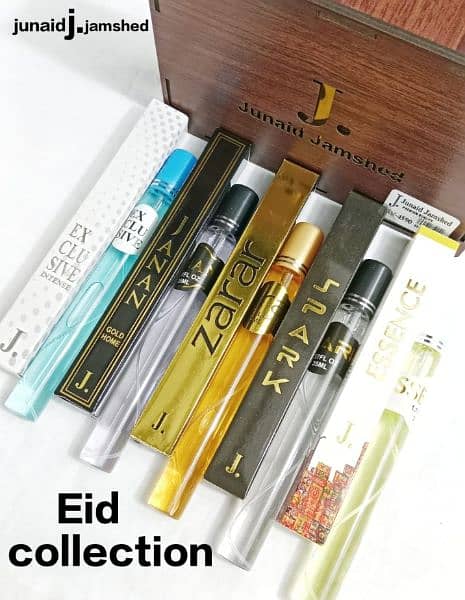 pack of 5 tester parfume with wooden box packing 3