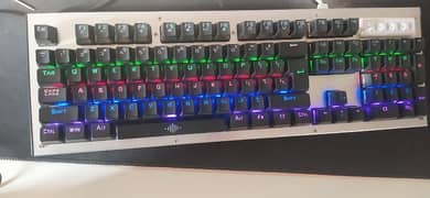 rgb mechanical keyboard (black switches)