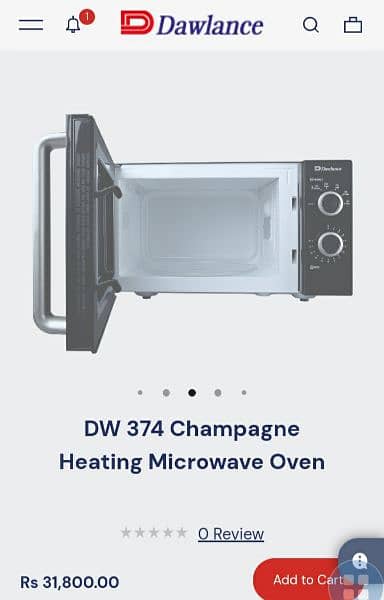 Dawlance microwave pin pack 0
