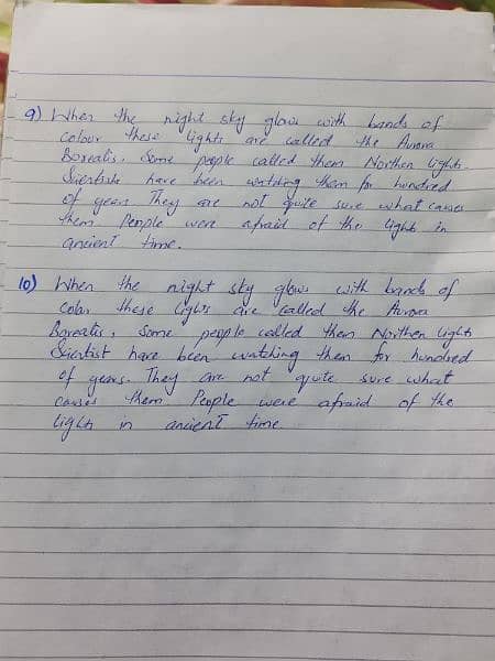Handwriting . Assignment work 5