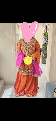 mehndi dress xl /xxl size good condition 9.5/10