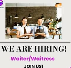 we need experienced waiters /waitresses