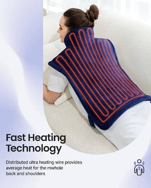 Electric Heating Pad for Back Pain Relief, RENPHO, Heat Pad 4