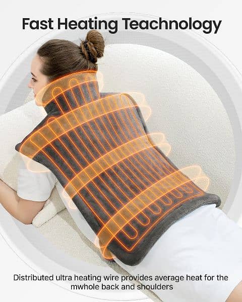 Electric Heating Pad for Back Pain Relief, RENPHO, Heat Pad 10