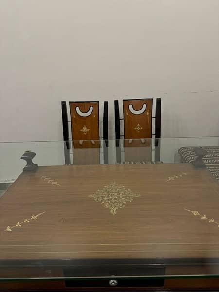 06 seater Dinning Table up for sale, unUsed and Just like brand new 3
