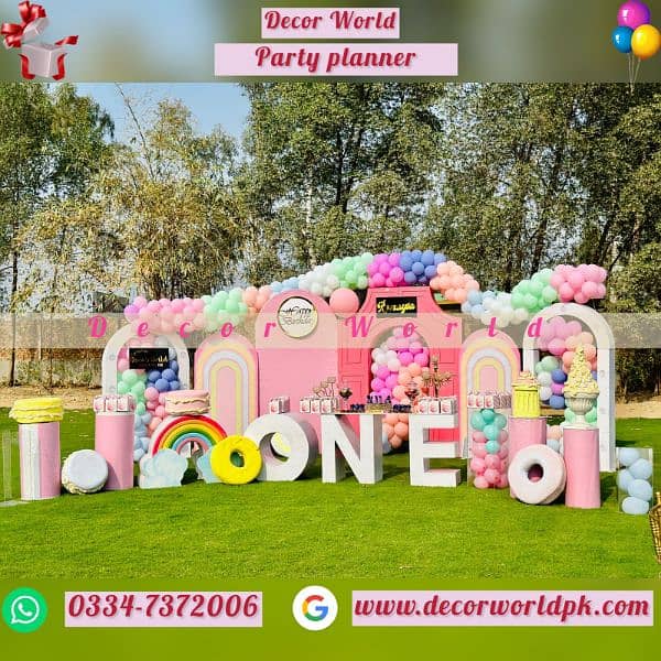 Decor world lahore dha party planner 3