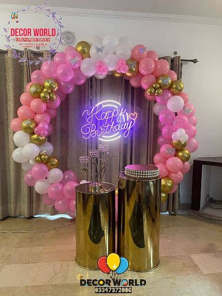 Decor world lahore dha party planner 12