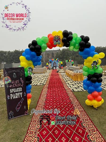 Decor world lahore dha party planner 16