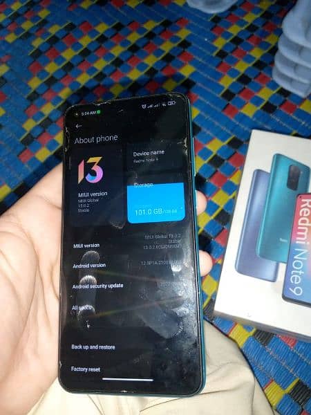 redme note 9 with original box, charger , cable /Gaming phone 3