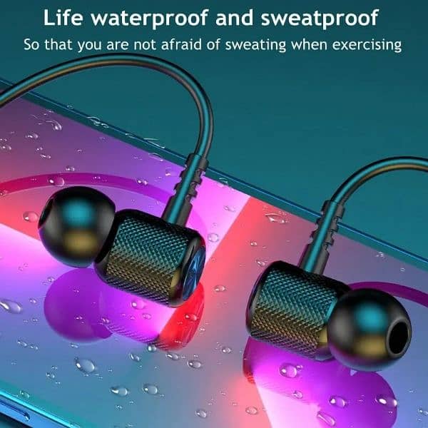 Bluetooth Earphones Wireless Headphones Magnetic Sport Neckband 1