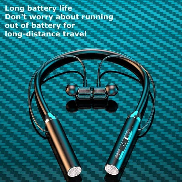 Bluetooth Earphones Wireless Headphones Magnetic Sport Neckband 4