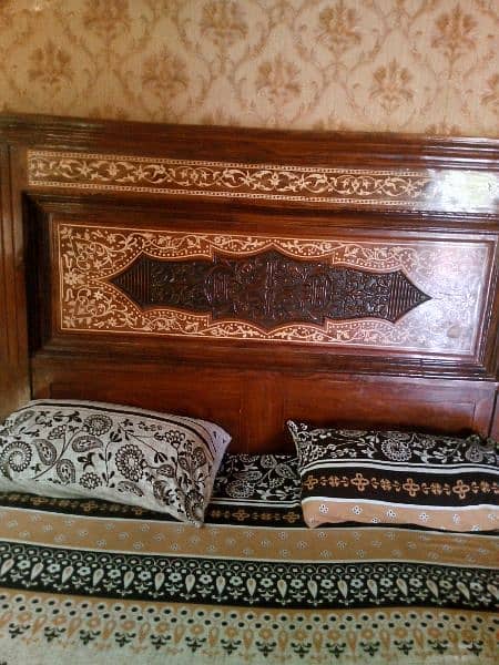 pure shesham wood chanoti king size bed set 3