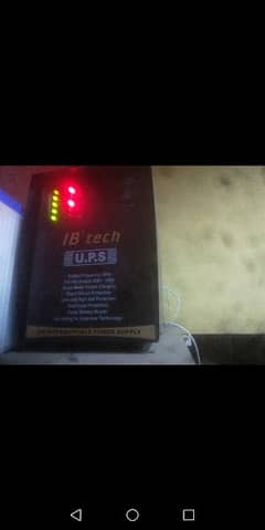 ib tech UPS for sale in good condition only 3 month use.