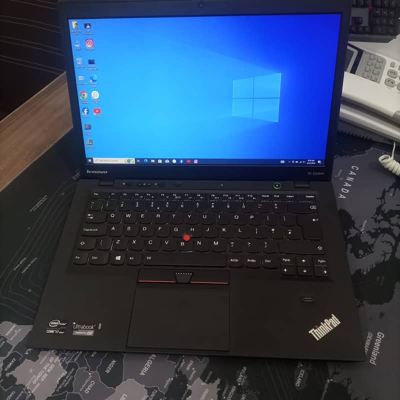 Lenovo ThinkPad X1 Carbon Core i7-3667U 3rd Gen 4GB RAM, 128GB SSD 5