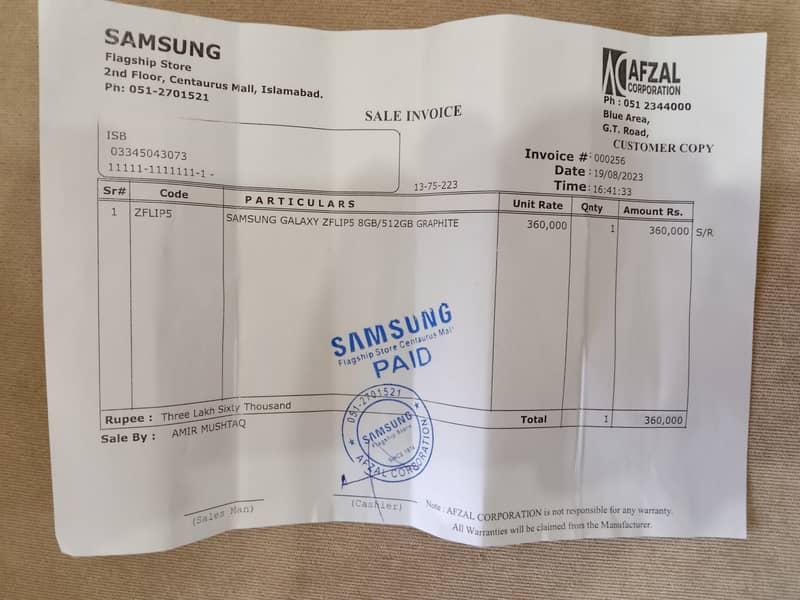 Samsung Galaxy Z flip 5 (mint condition) 5