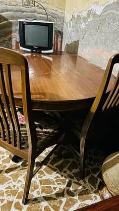 Dining table with 5 chairs 0