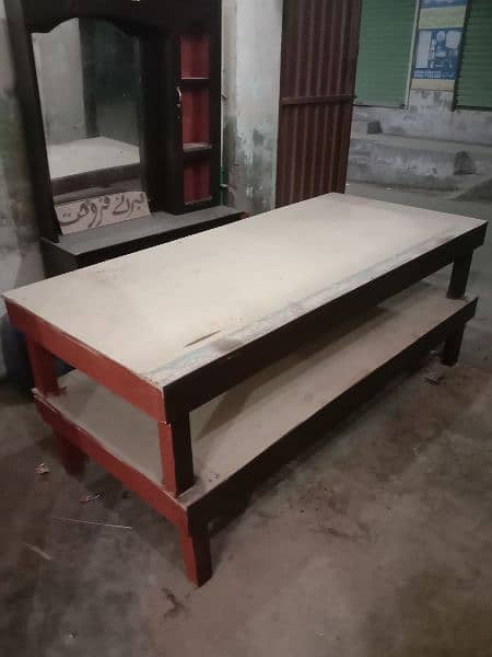 Latest wooden double bed 10