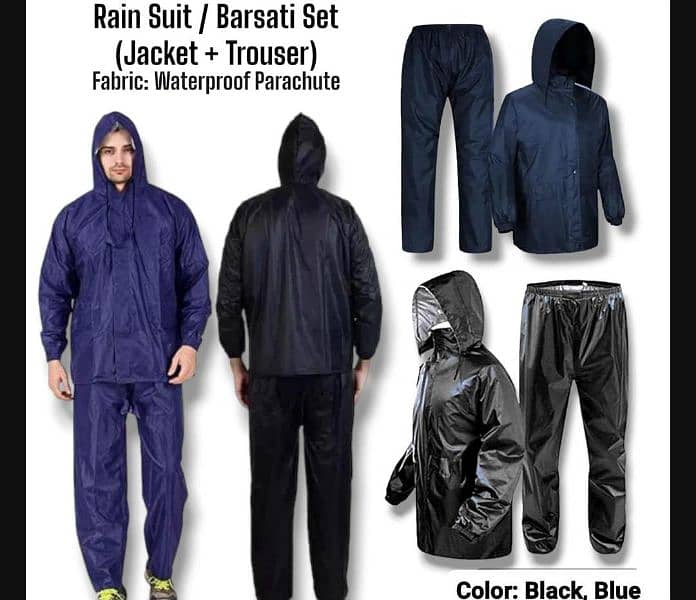 Rain Coat + Trouser l Bike Coat l Super Quality 0