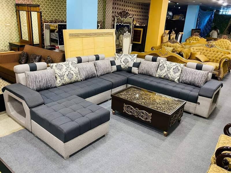 sofa set/L-shaped sofa set/corner sofa set/7 seater sofa/5 seater/wood 13