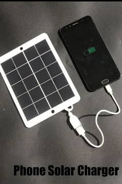 Emergency Portable solar charger for Mobile phone .