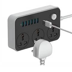Universal  Extension lead With 6 USB ports.