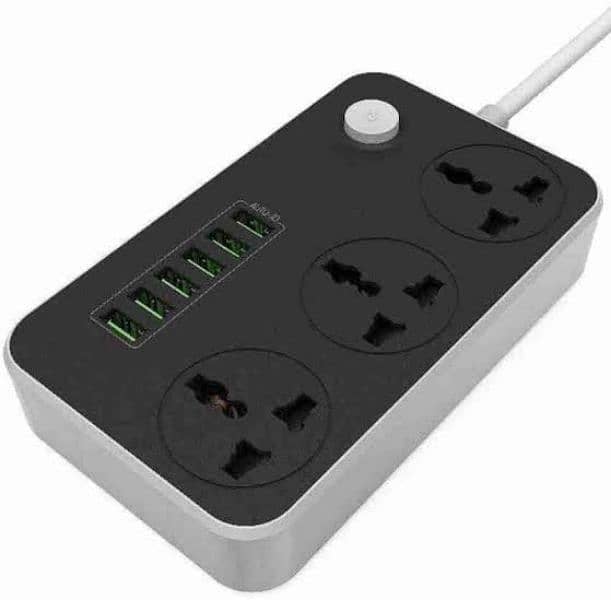 Universal  Extension lead With 6 USB ports. 1