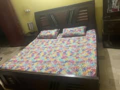 Bed , dressing table , divider and almari available for sale.