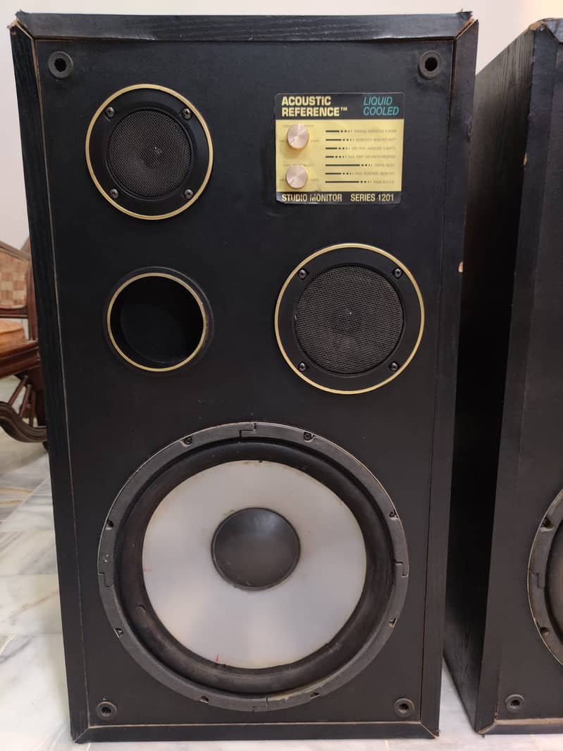 Acoustic Reference 12 inch Monitor Speakers Made in USA. 1